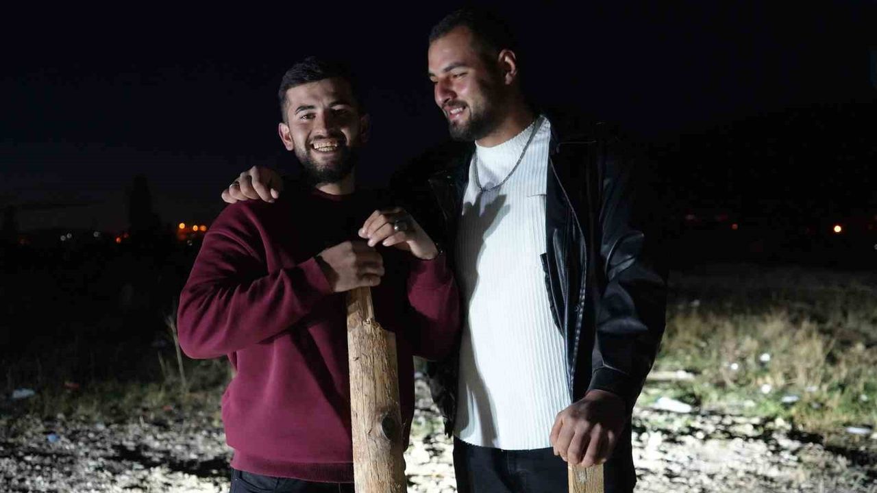 Bayburt’ta gece yarısı domuz sürüsü atçıları paniğe sürükledi