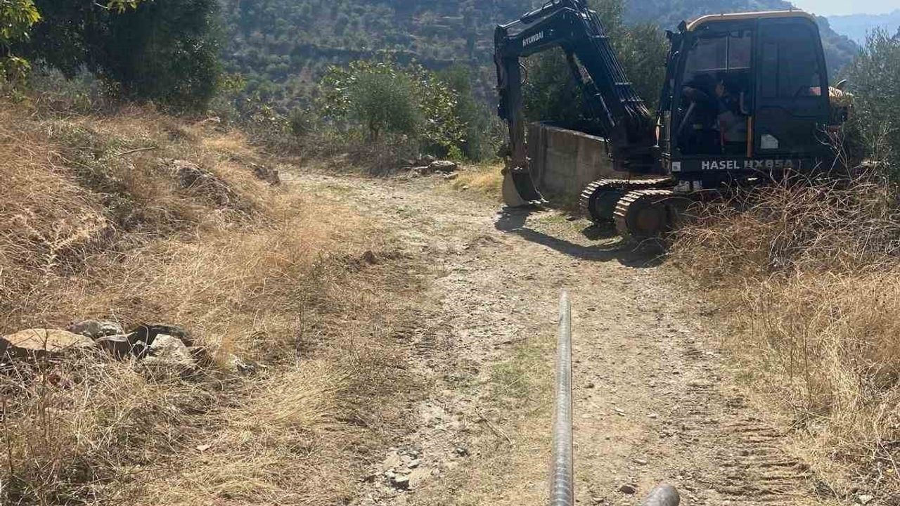 Bekirler Mahallesi'ne 3 bin 100 m yeni içme suyu terfi hattı