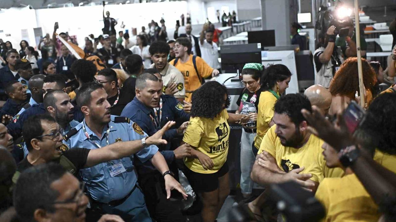 Belem'de COP30'ta çatışma: Yerliler ve güvenlik karşı karşıya