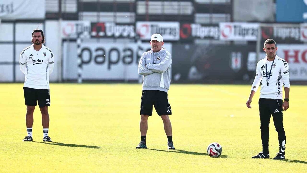 Beşiktaş, Samsunspor maçı öncesi kondisyon ve taktik çalıştı