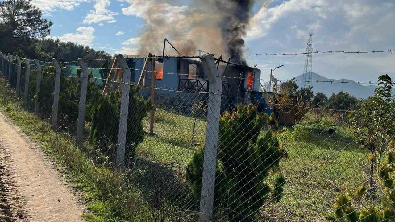 Bilecik’te bağ evinde çıkan yangın evi kullanılamaz hale getirdi