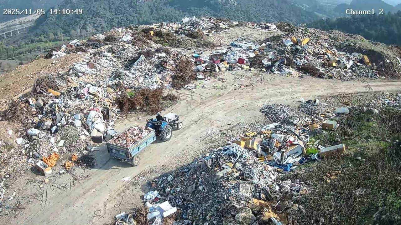 Bilecik’te izinsiz inşaat atığı döken kişiye ceza