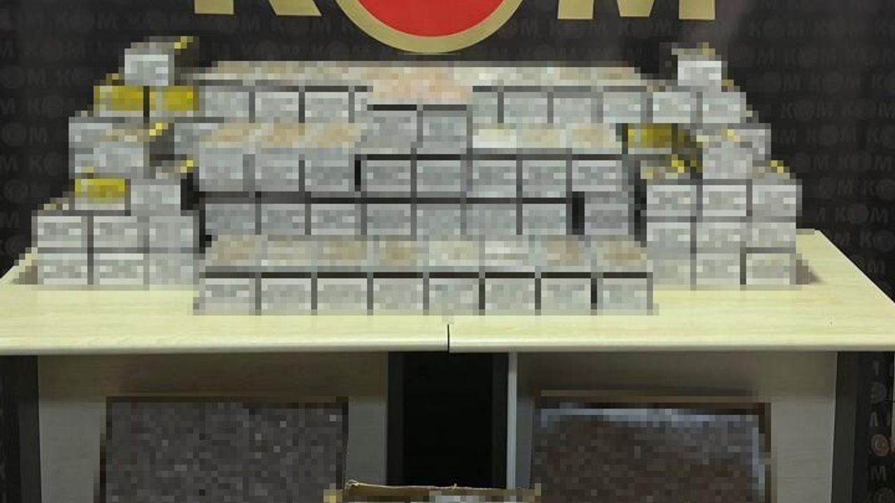 Bilecik’te operasyonda 30 bin dolu makaron ele geçirildi