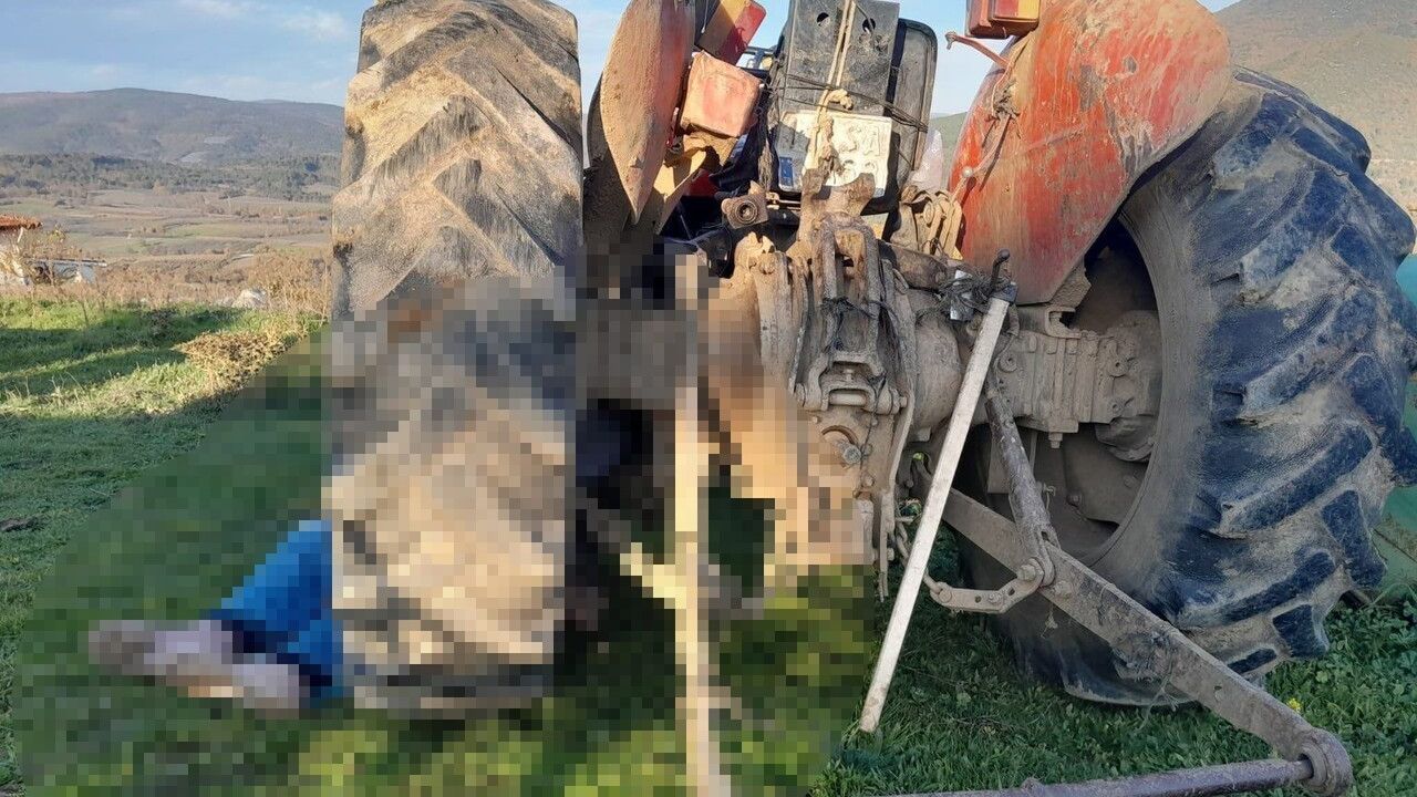 Bilecik'te traktörün altında kalan 77 yaşındaki adam hayatını kaybetti