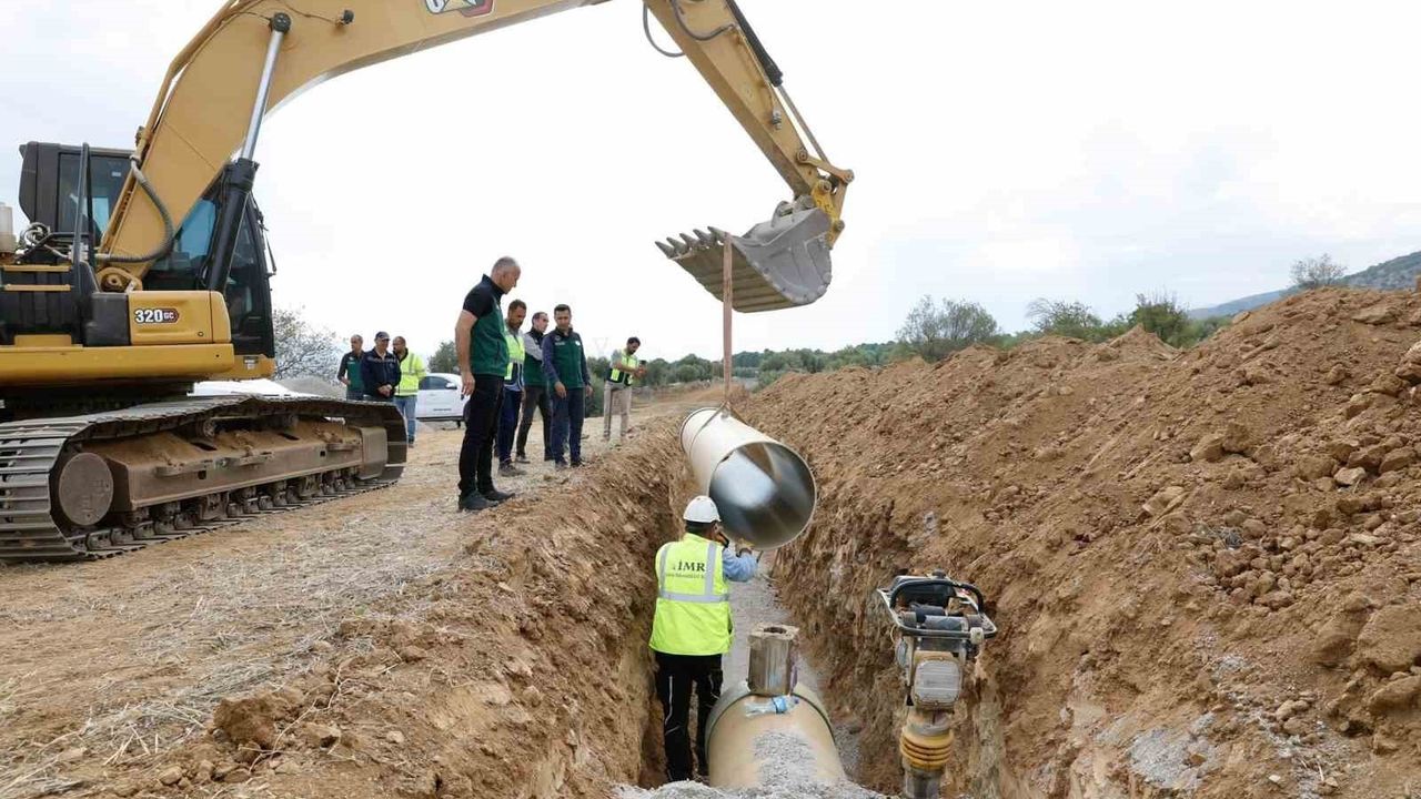 Bozdoğan Ovası'nda 46 bin 900 dekar için modern sulama çalışması