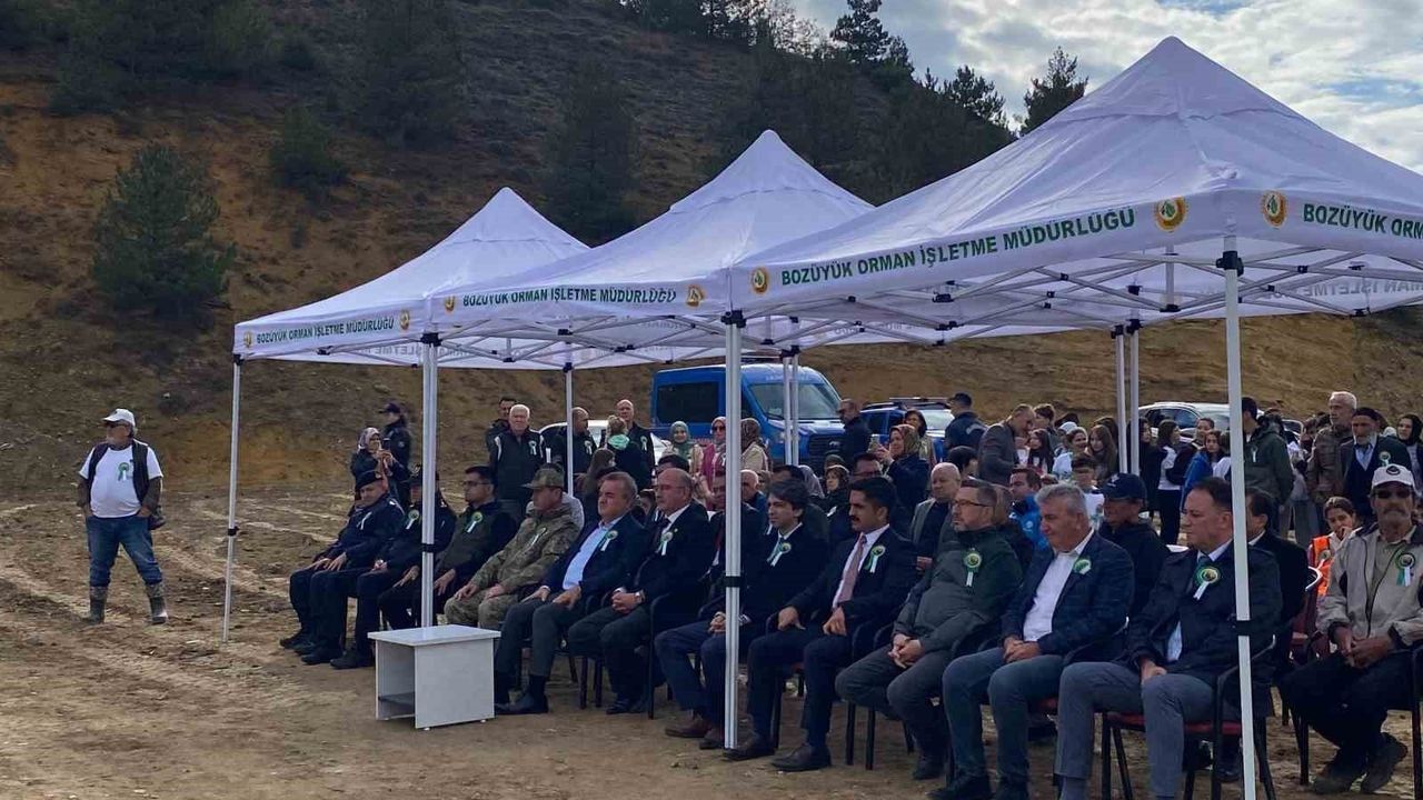Bozüyük’te 11 Kasım’da bin fidan toprakla buluştu