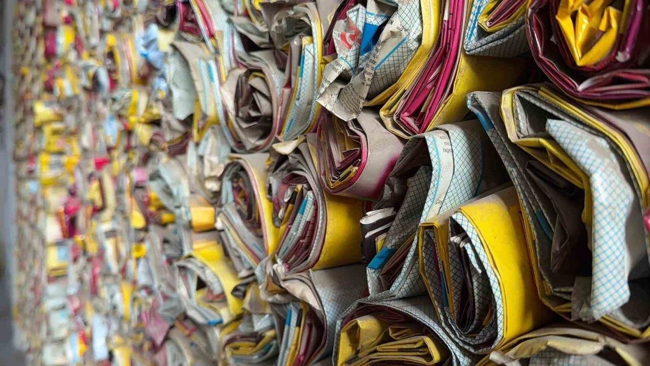 Burdur’da çaycı 18 yılda 15 bine yakın çay paketi biriktirdi