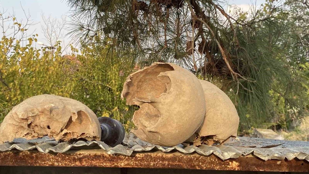 Burdur'da kazı sırasında insan kemikleri bulundu