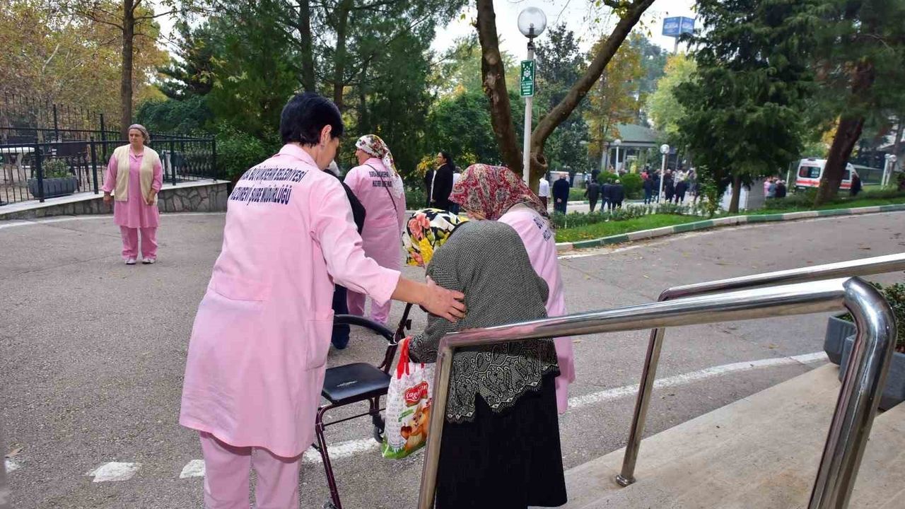 Bursa'da Huzurevinde Deprem ve Yangın Tatbikatı