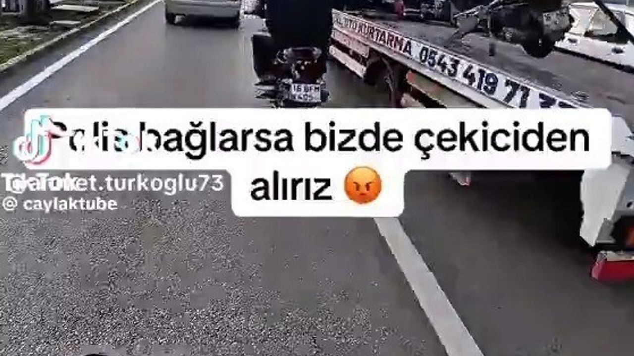 Bursa'da sahte çekici baskınını paylaşan 4 kişi gözaltında