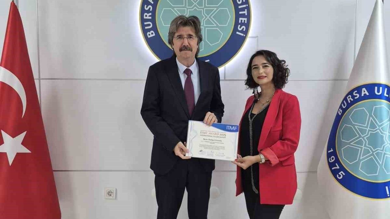 Bursa Uludağ Üniversitesi'nden Uluslararası Ödül
