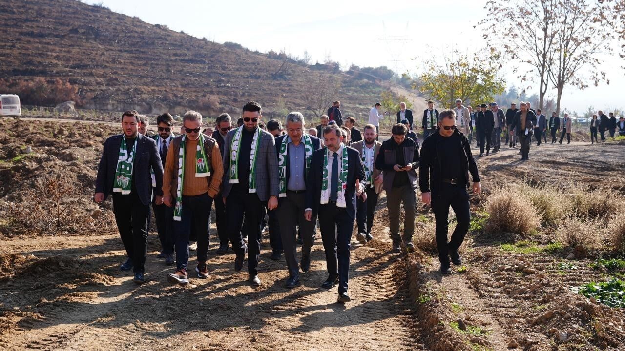 Bursaspor’dan Gürsu’ya fidan seferberliği