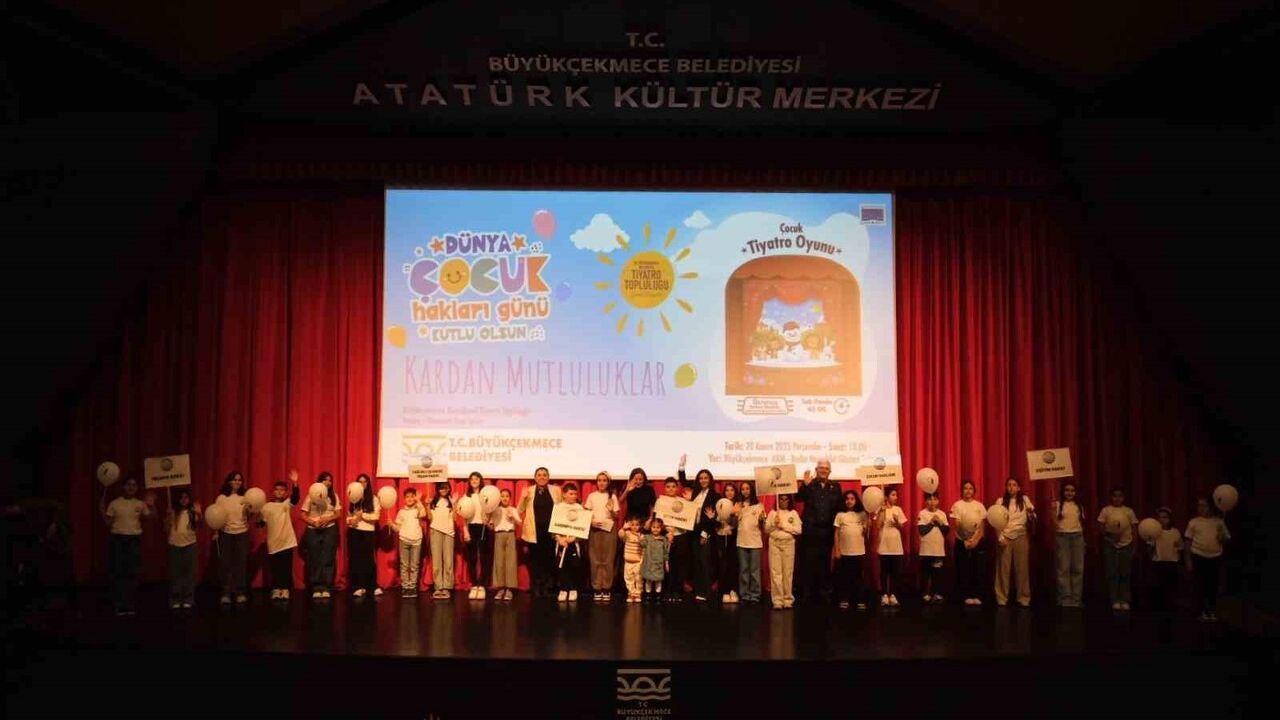 Büyükçekmece'de Çocuk Hakları Günü Sahnesi