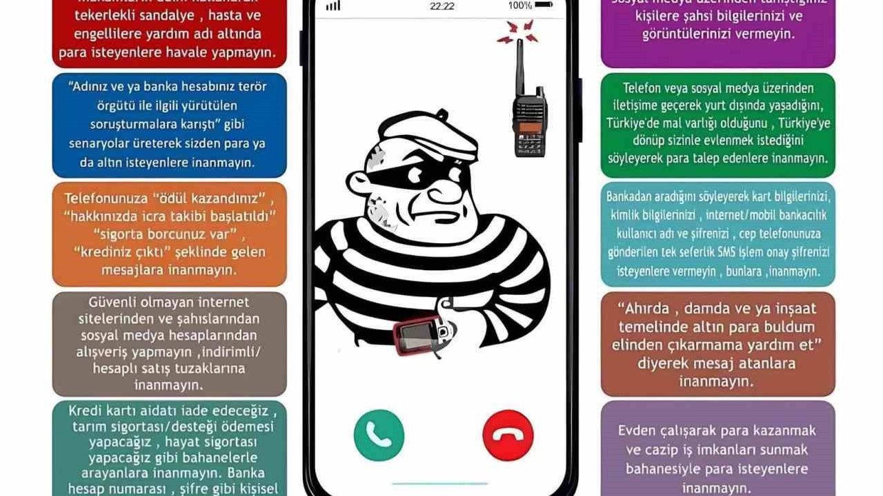 Çameli Belediyesi'nden telefon ve internet dolandırıcılığı uyarısı