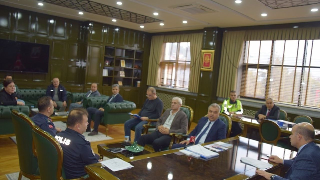 Çan'da Kış Trafik Tedbirleri Toplantısı