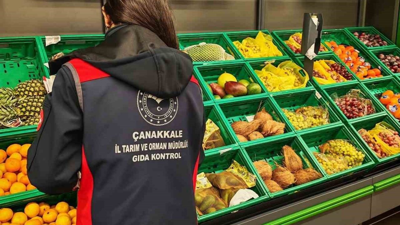 Çanakkale'de gıda denetimleri aralıksız sürüyor