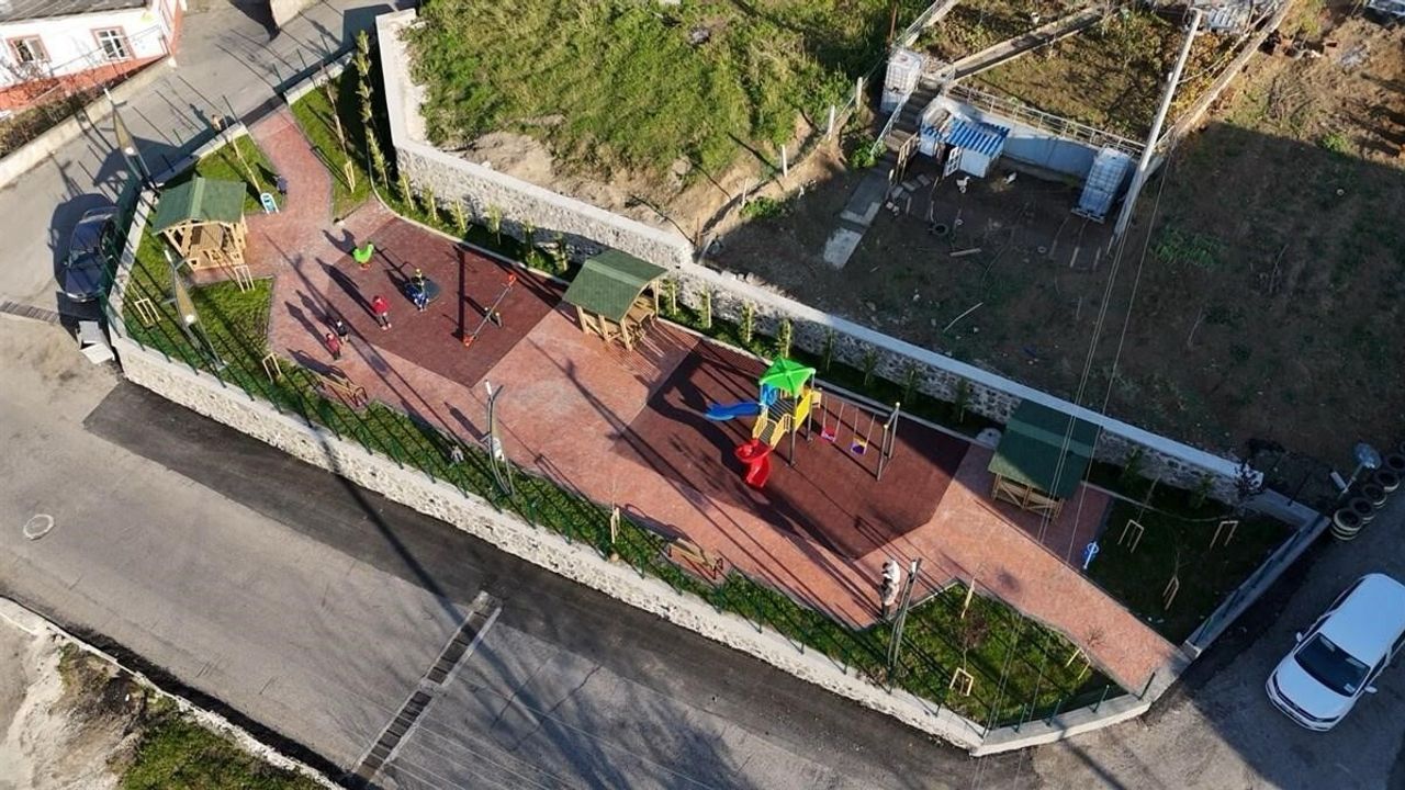 Canik'te park alanları 144 bin 581 metrekareye yükseldi