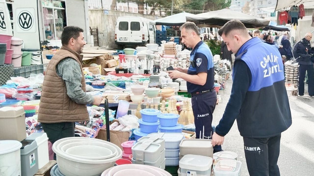 Canik’te semt pazarlarında sıkı denetim