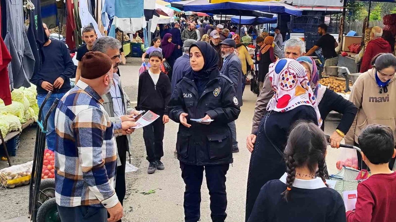 Çaybaşı’nda iletişim yoluyla dolandırıcılığa karşı bilgilendirme