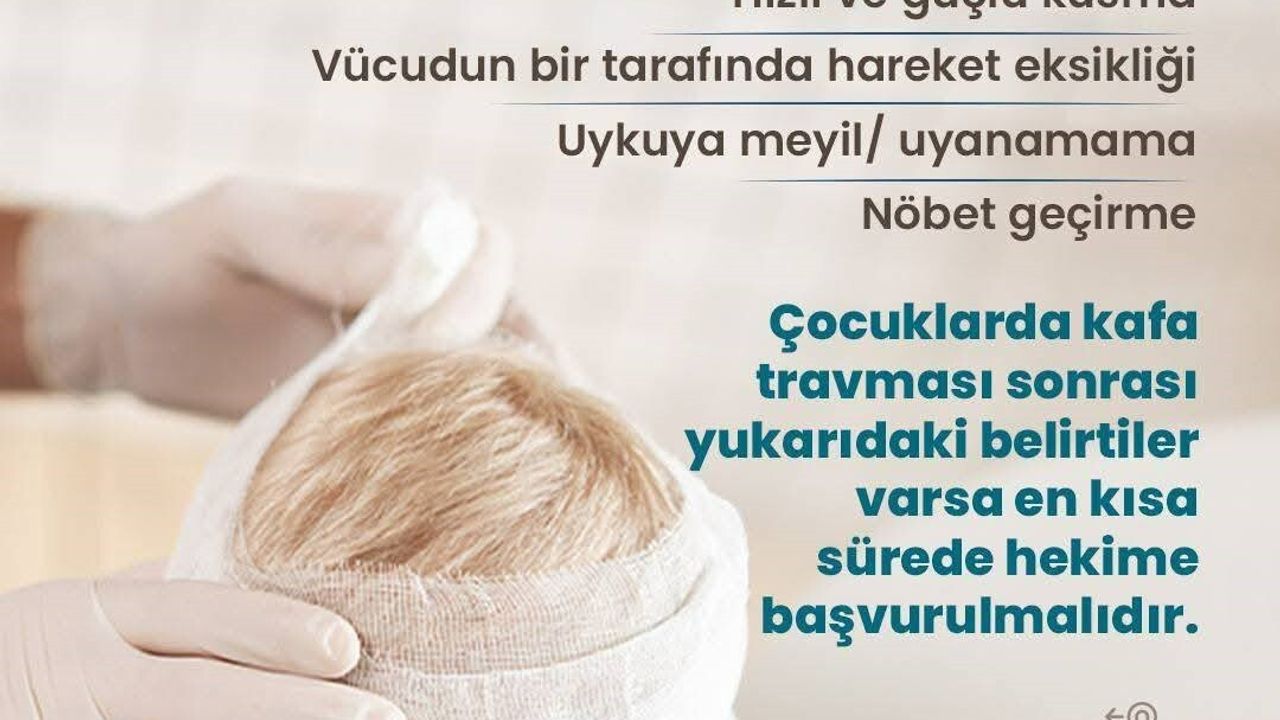 Çocuklarda kafa travmasına karşı önlemler