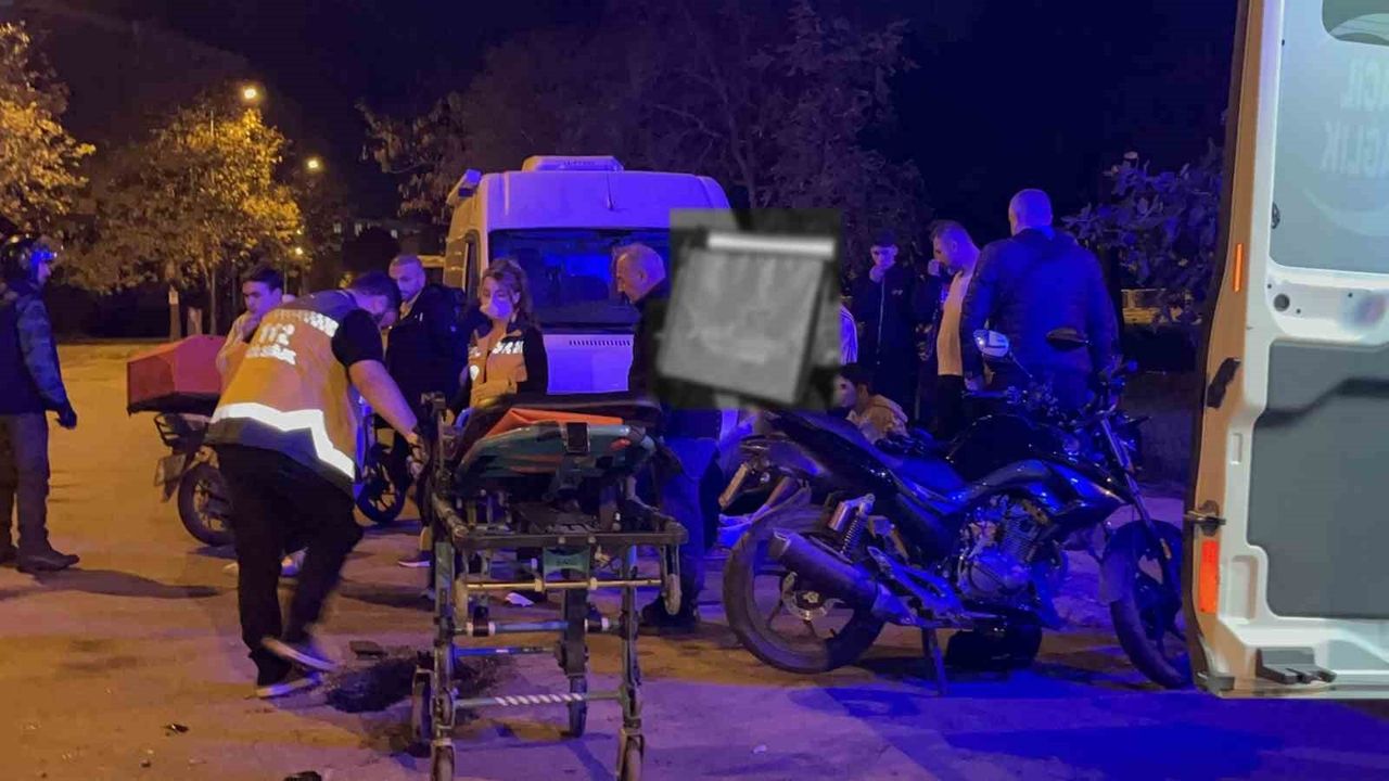 Çorlu’da otomobil ile motosiklet çarpıştı: 1 yaralı