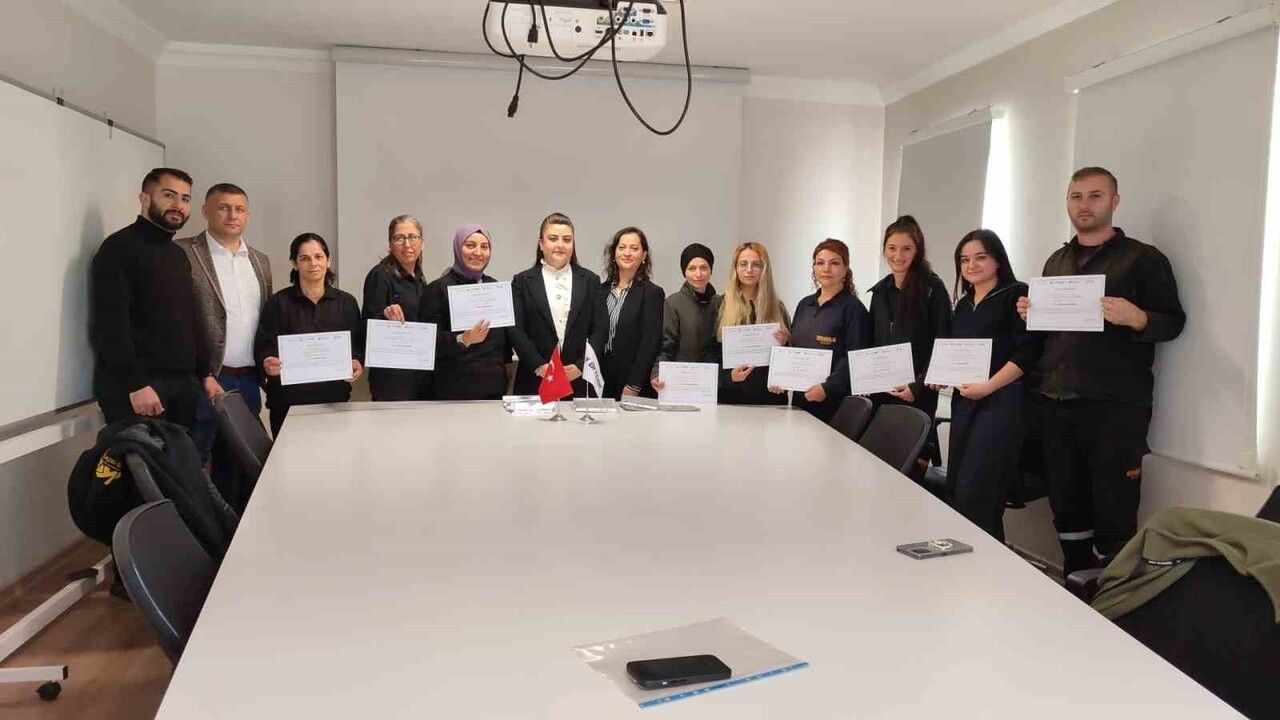 Çorum’da 15 kadın kaynakçı sertifikasını aldı, sanayide istihdam sağlandı