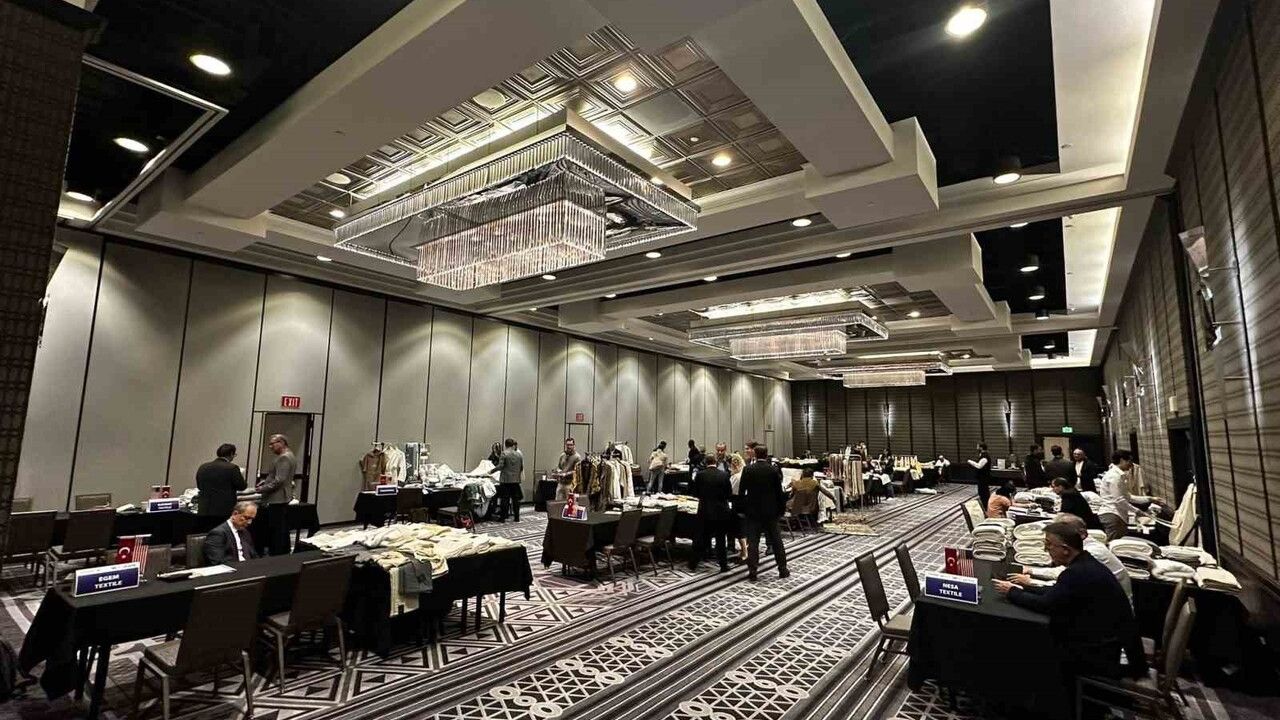 Denizlili ev tekstili üreticileri Los Angeles’ta ticaret bağlantılarını güçlendiriyor