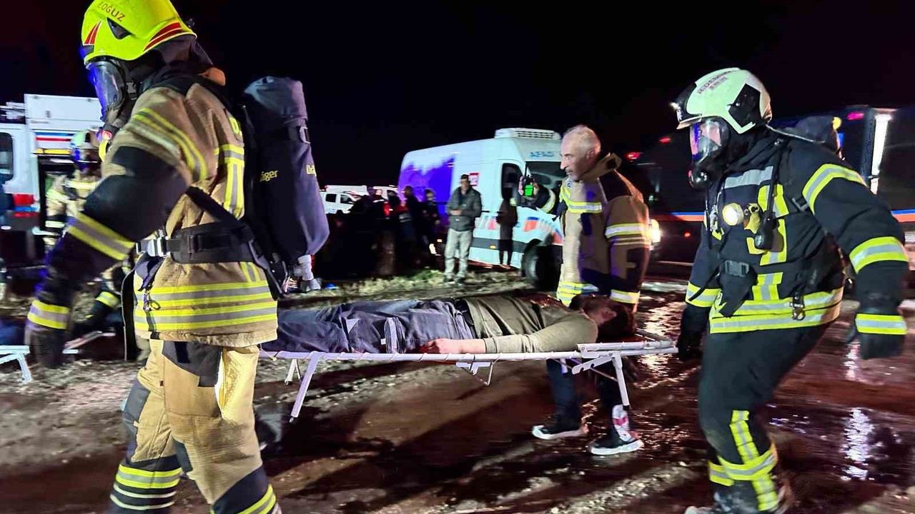 DHMİ Esenboğa'da 'Uçak Kazası ve Arsenik Sızıntısı' tatbikatı