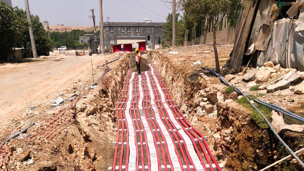 Dicle Elektrik, Nusaybin'de 238 milyon liralık altyapı yenilemesi