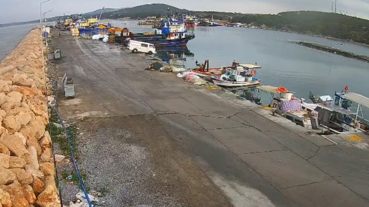 Didim'de direksiyon hakimiyetini kaybeden araç denize uçtu, sürücü yara almadan kurtuldu