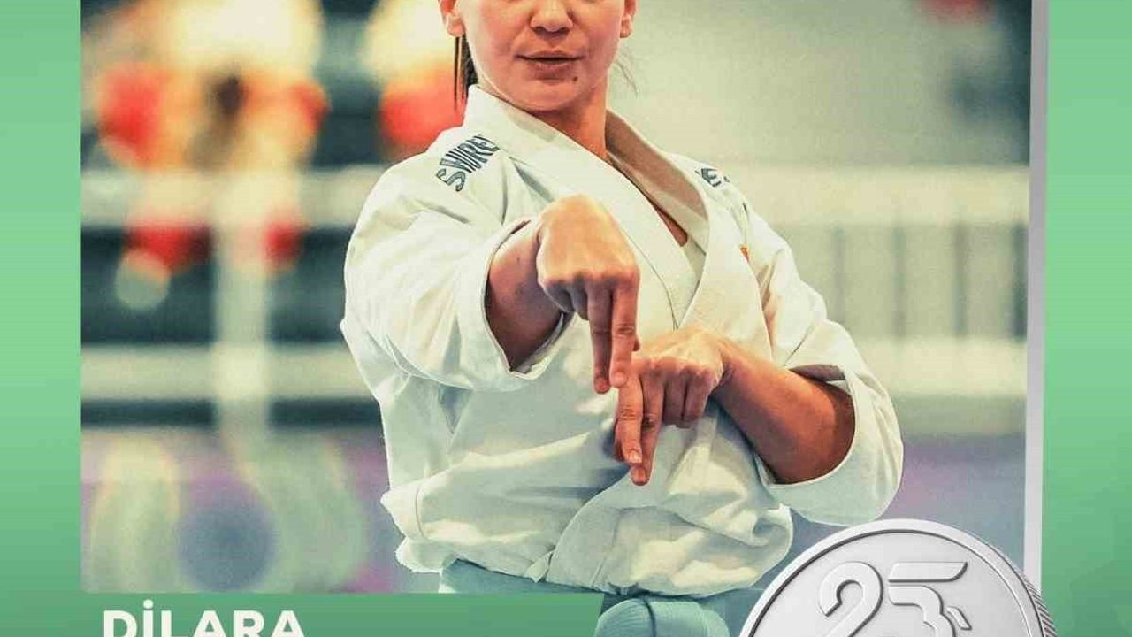 Dilara Bozan'dan gümüş madalya