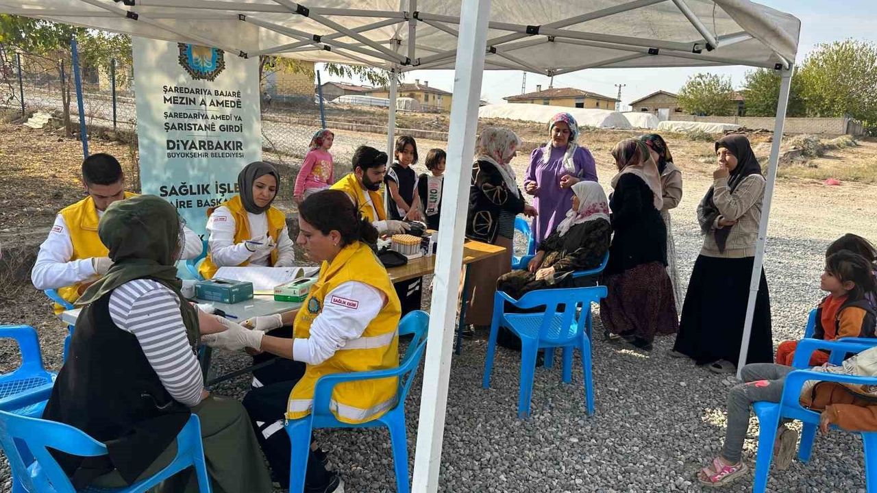 Diyarbakır Tepekonak’ta Kırsal Sağlık Taraması