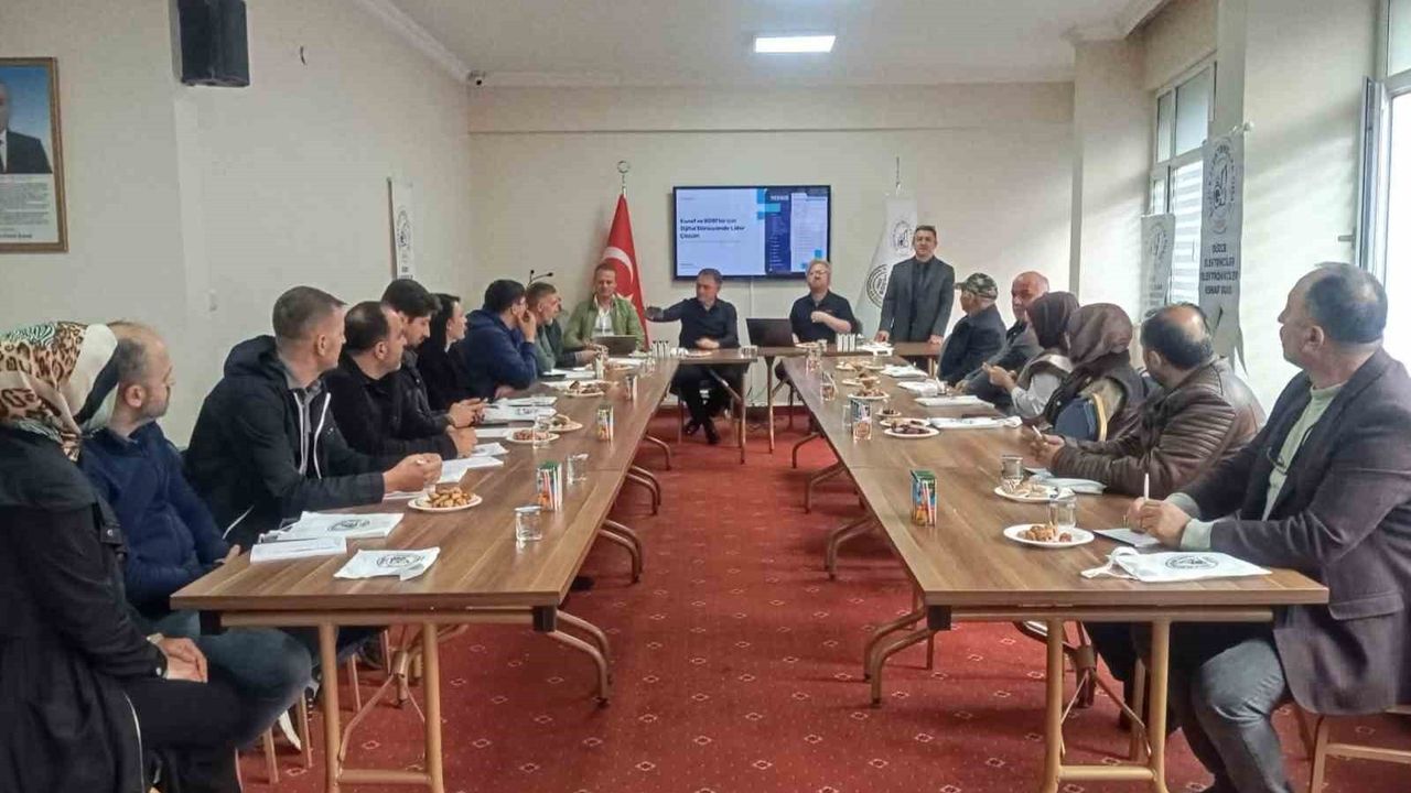 Düzce'de elektrikçiler e-ticarete hazırlanıyor