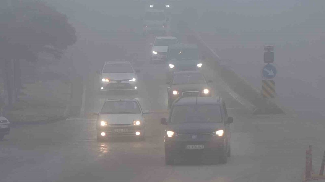 Edirne'de Yoğun Sis Etkili
