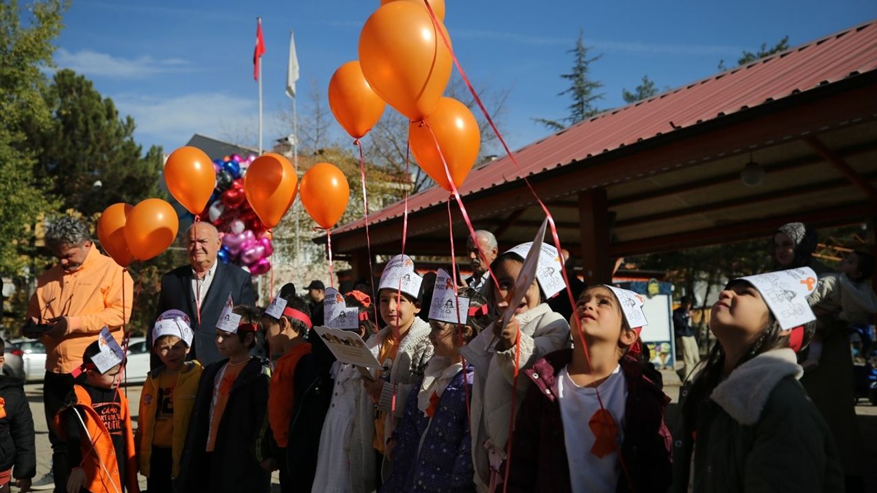 Eflani'de Lösemi İçin Balon Bıraktılar