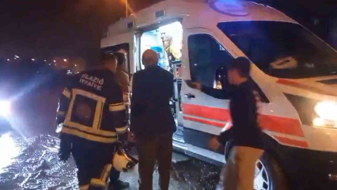 Elazığ'da 16 yaşındaki çocuk sobayı tinerle yakmaya çalışırken yanarak yaralandı