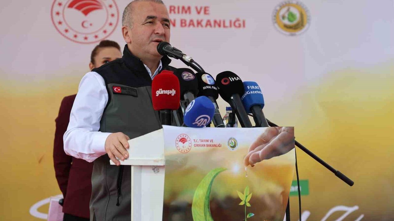 Elazığ'da 23 bin 650 fidan Milli Ağaçlandırma Günü'nde toprakla buluştu