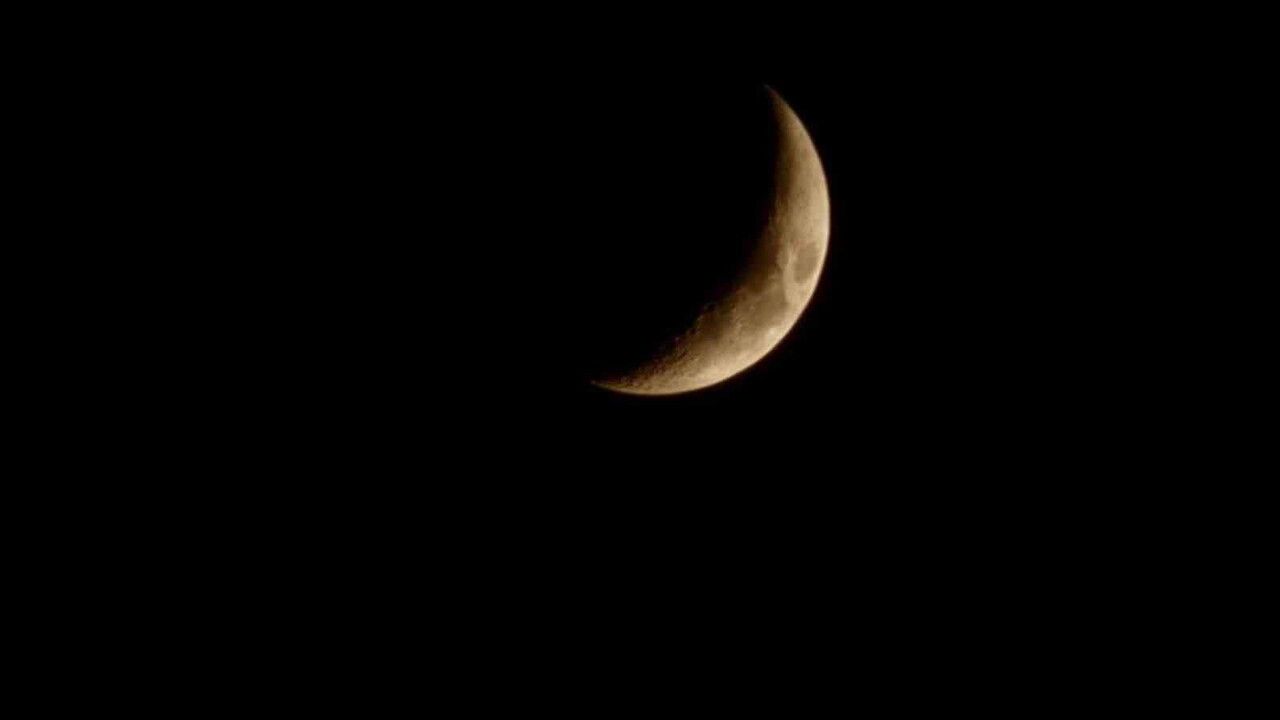 Elazığ'da hilal ayın görsel şöleni