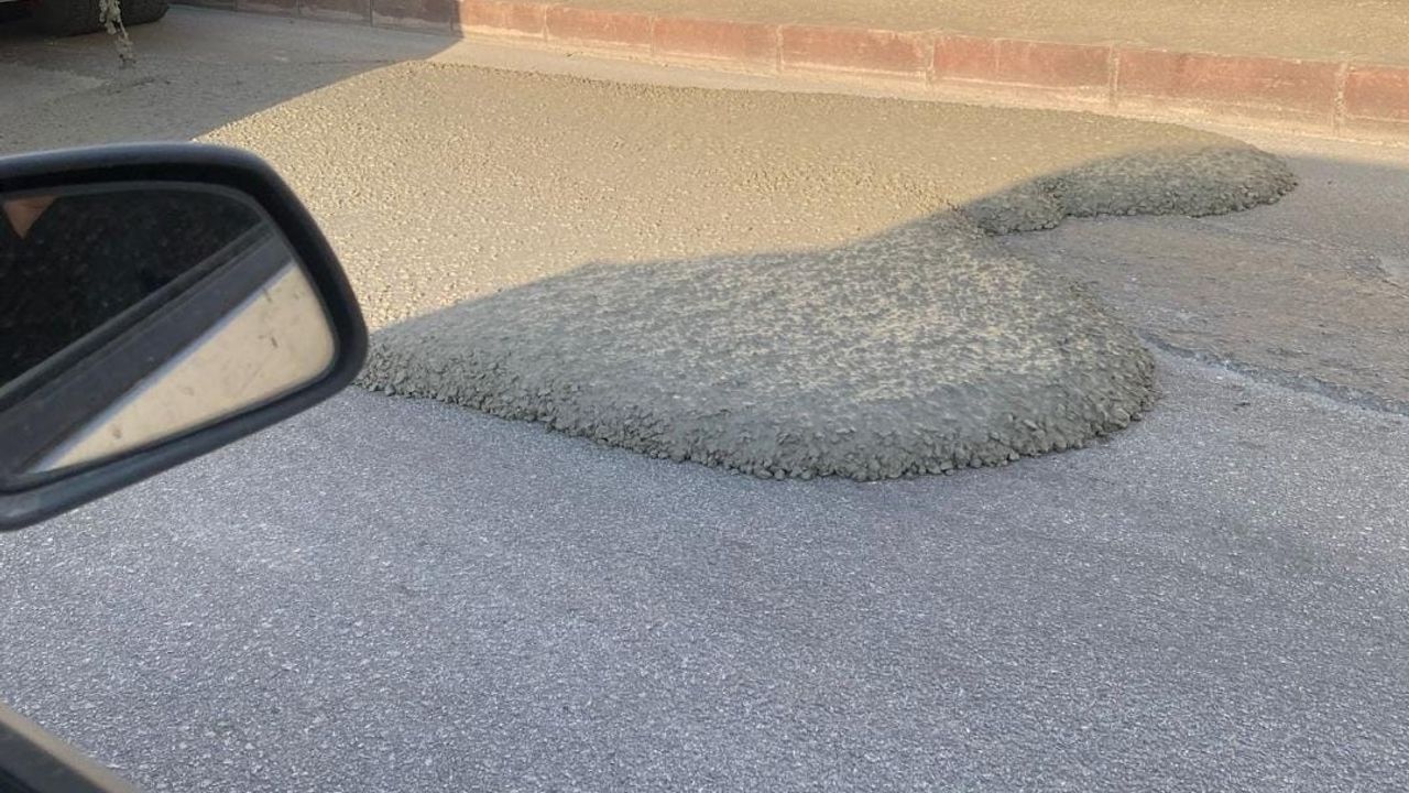 Elazığ'da yola beton döken mikser sürücüsüne 668 bin 677 TL ceza