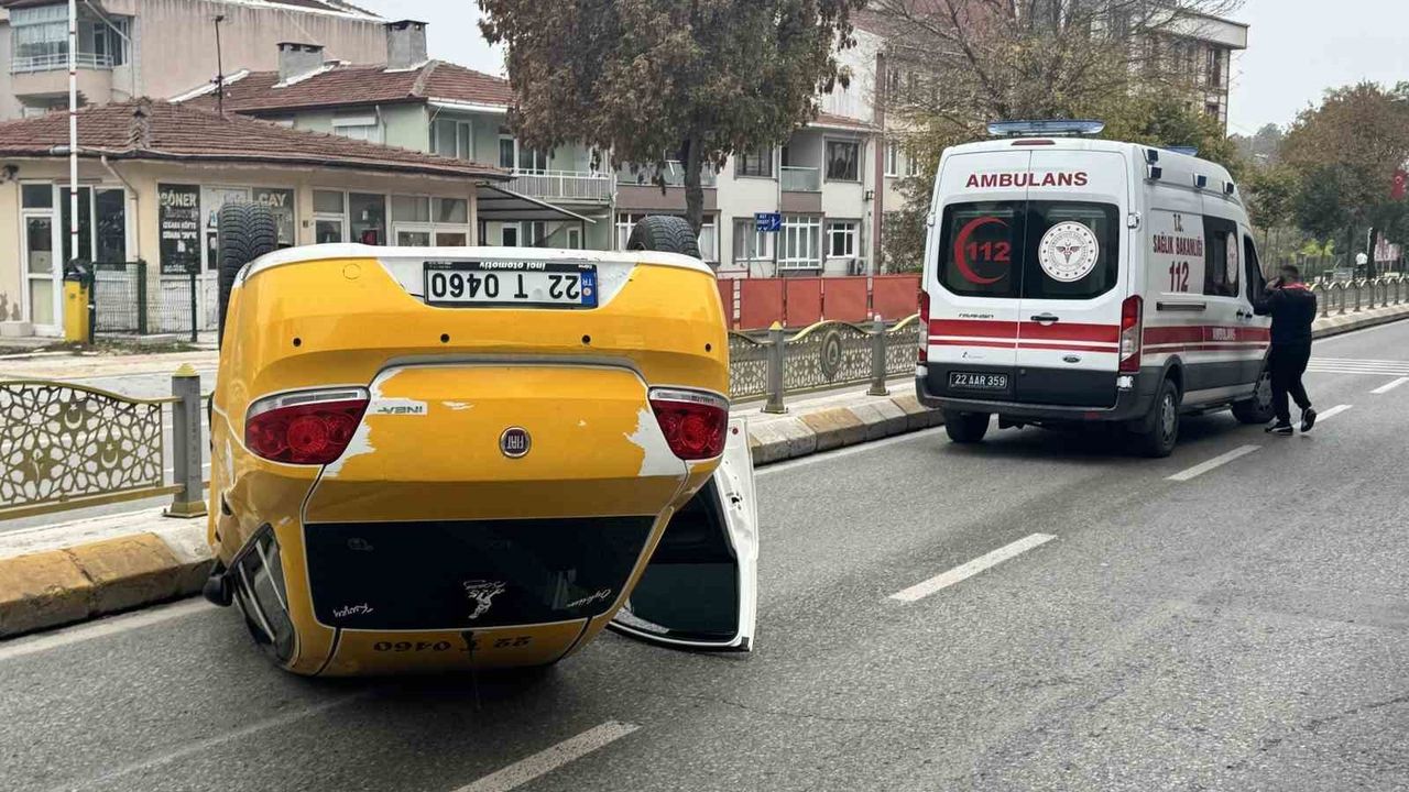 Emniyet Kemeri Hayat Kurtardı: Edirne'de Dramatik Kaza