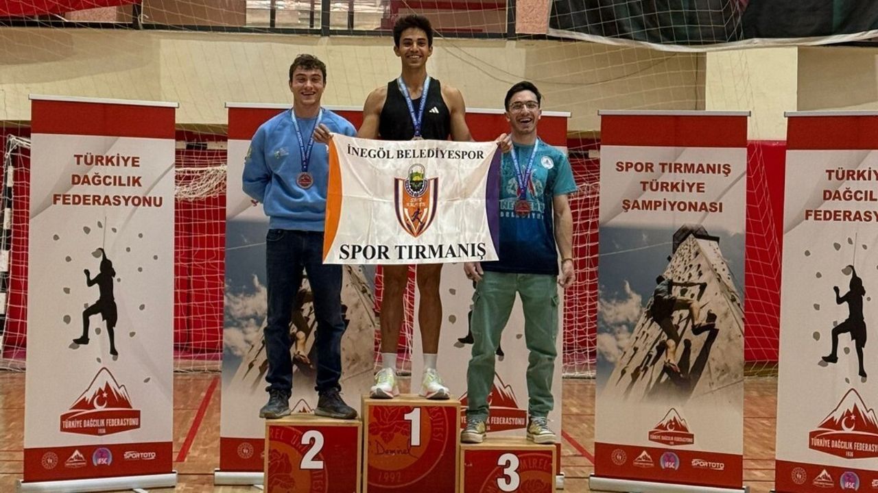 Emre Doğan, Boulder Türkiye Şampiyonluğunu İnegöl'e Getirdi