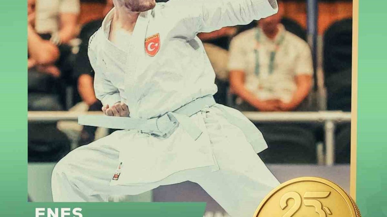 Enes Özdemir 6. İslami Dayanışma Oyunları'nda altın madalya kazandı