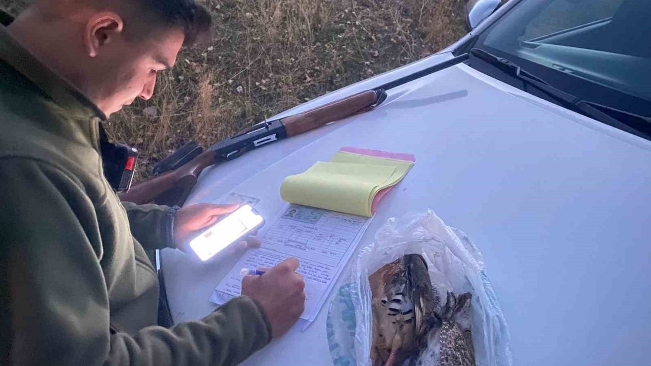 Erciş'te kaçak avcılık denetimlerinde 41 bin 566 TL ceza