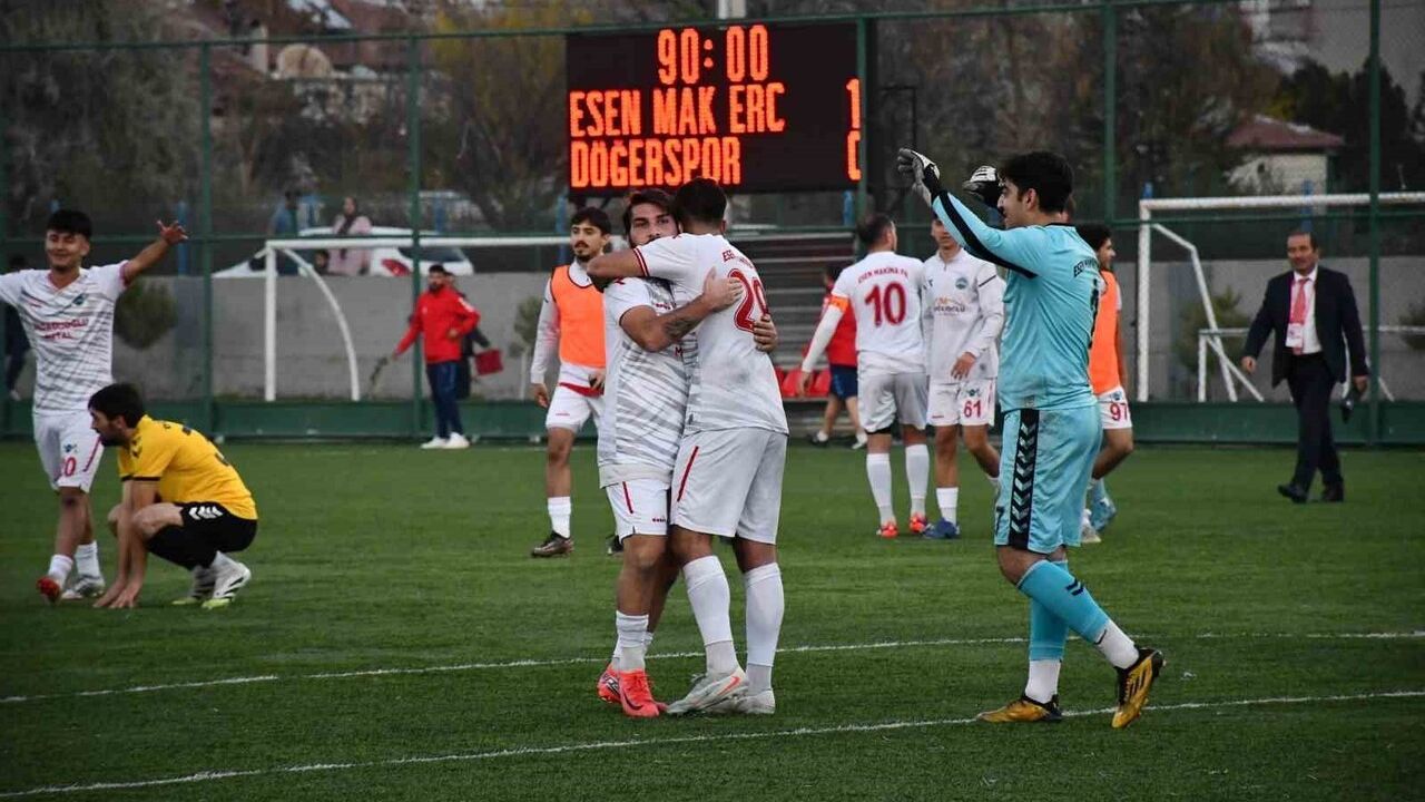 Erciyes Esen Makina FK, Döğerspor’u 1-0 ile devirdi