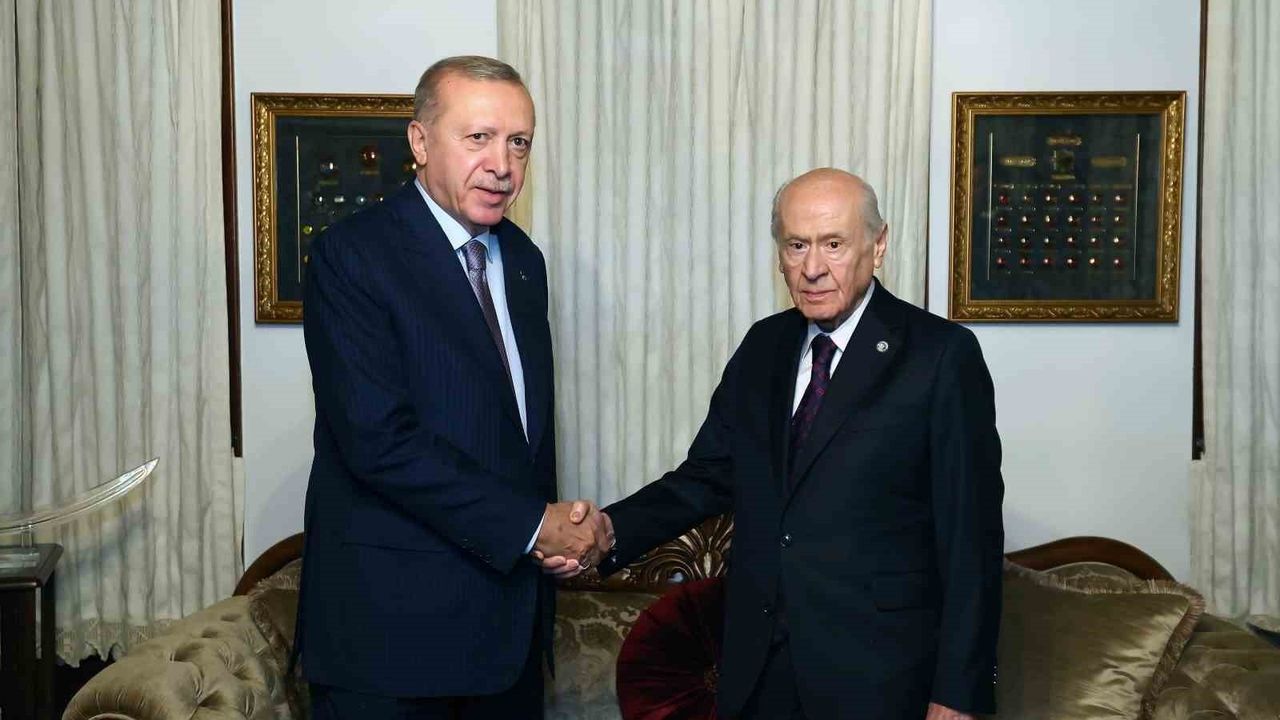 Erdoğan'dan Bahçeli'ye Beytepe ziyareti