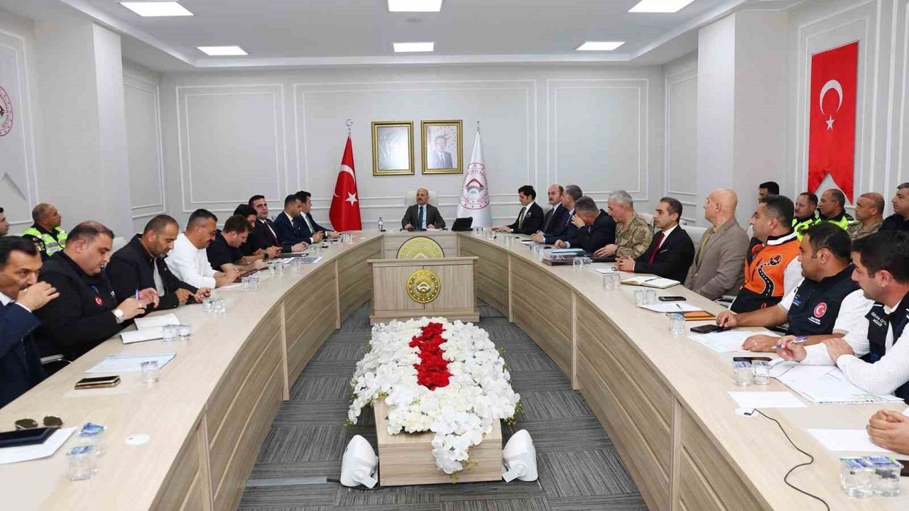 Erdoğan'ın Adıyaman ziyareti öncesi güvenlik toplantısı