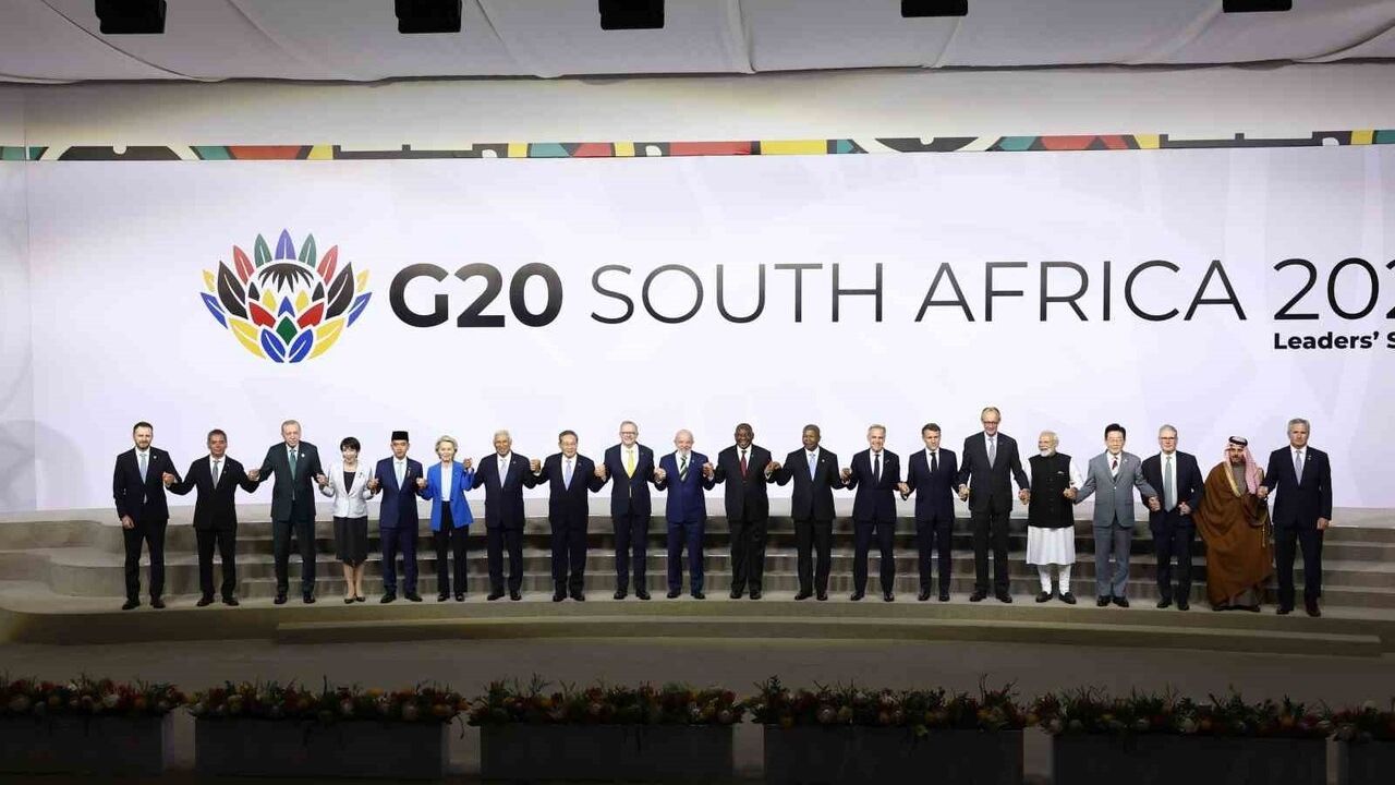 Erdoğan, Johannesburg'da G20 aile fotoğrafına katıldı