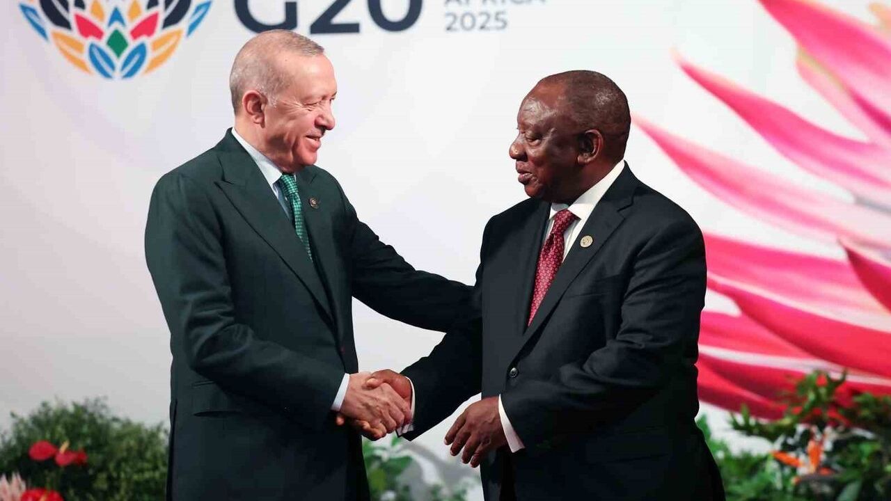 Erdoğan, Johannesburg'daki G20 resmi karşılama törenine katıldı