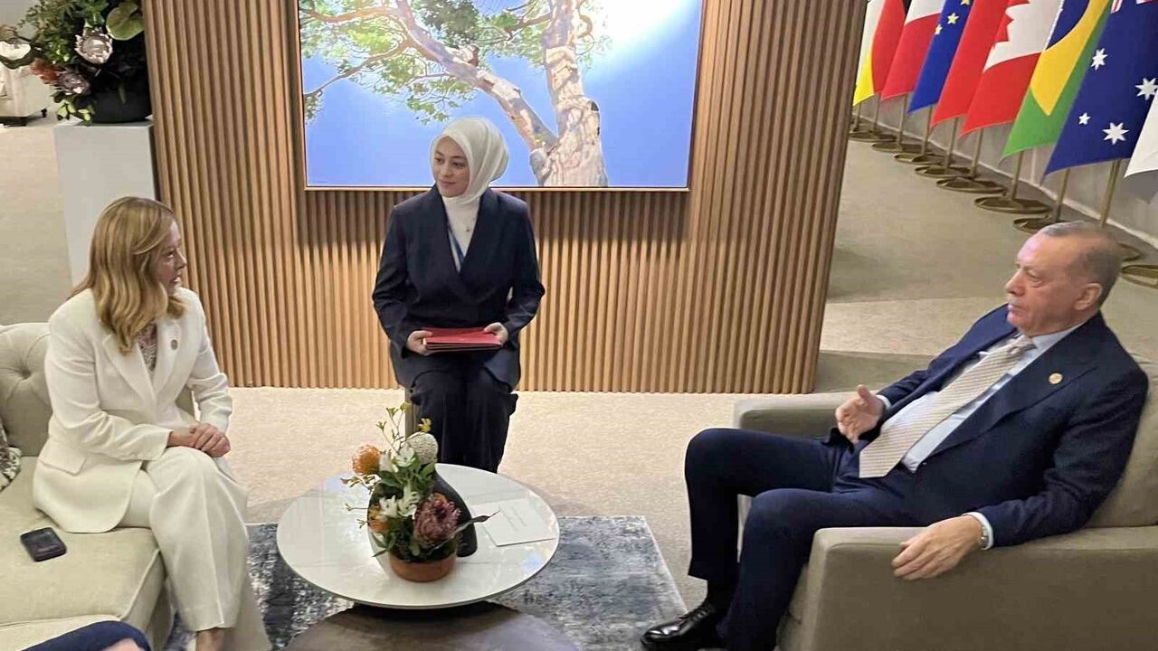 Erdoğan, Meloni ile G20 Zirvesi Kapsamında Görüştü