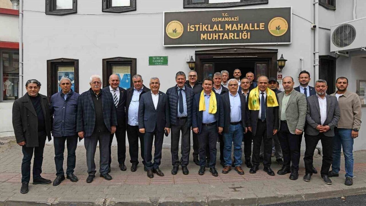 Erkan Aydın İstiklal Mahallesi’nde vatandaşlarla buluştu